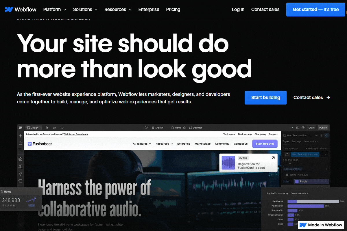 Webflow Animation