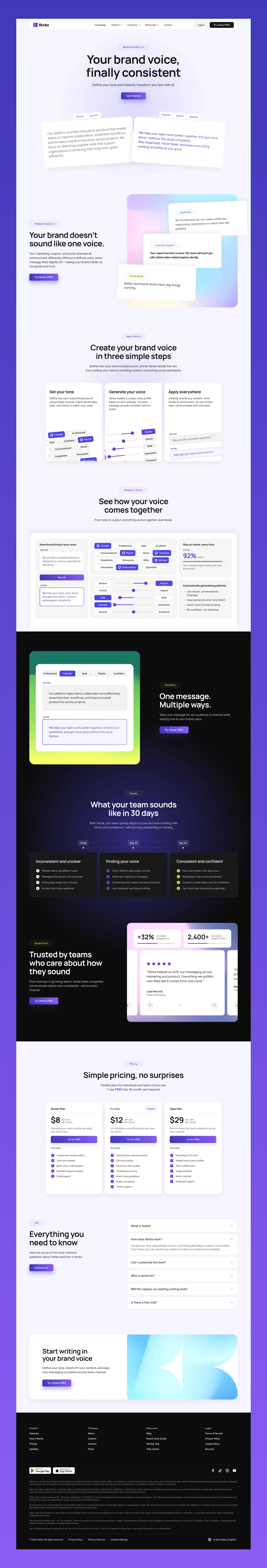 AI Tech Marketing website design inspiration