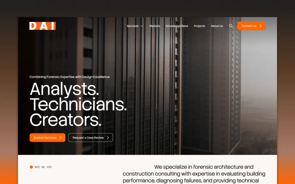 Architecture Firm Website Design featured image