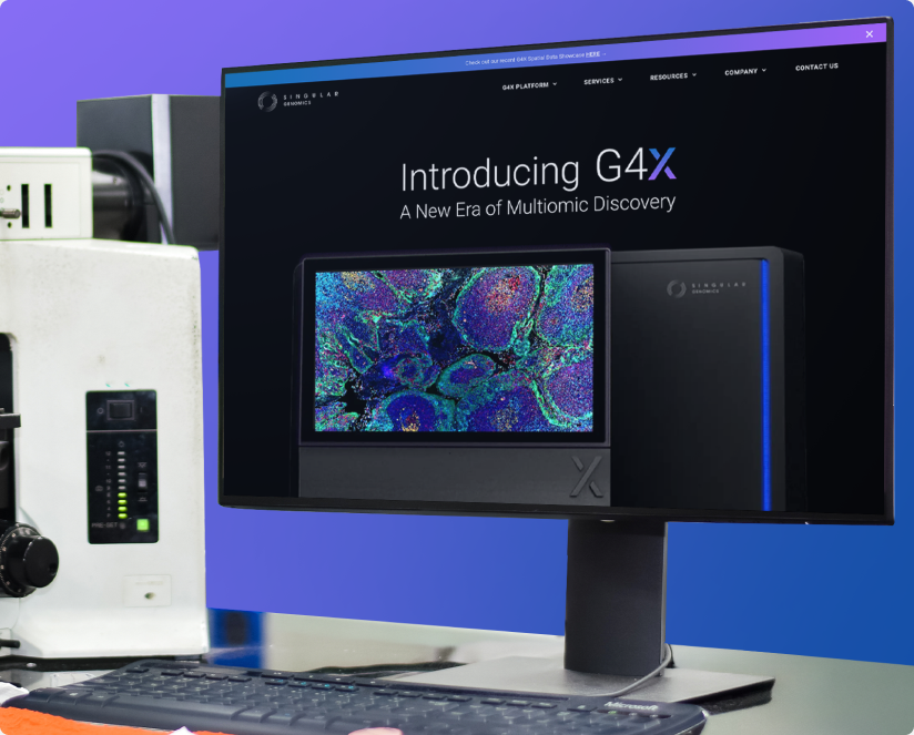 Singular Genomics website design
