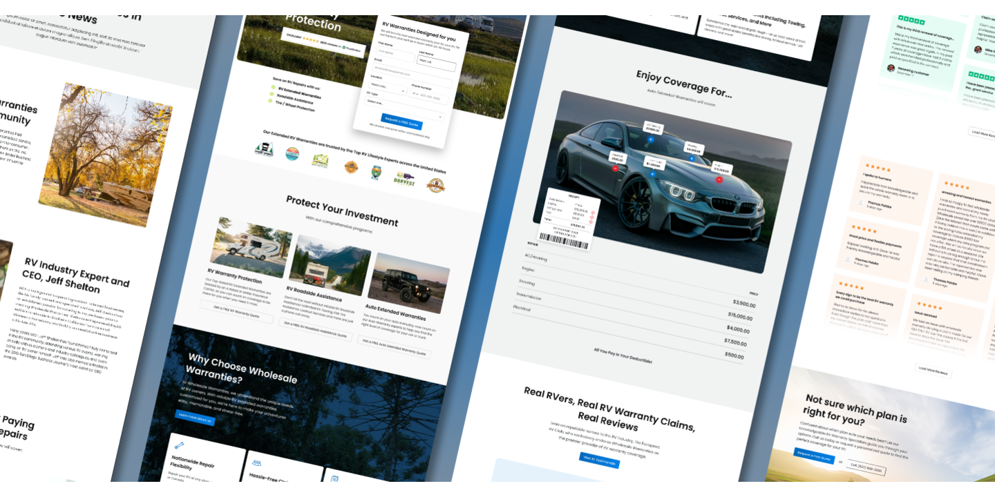 Wholesale Warranties client work 2