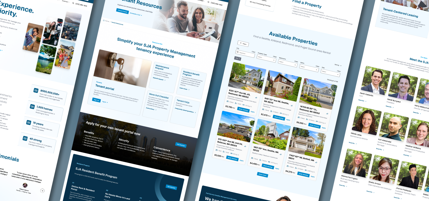 SJA Property Management client work 2