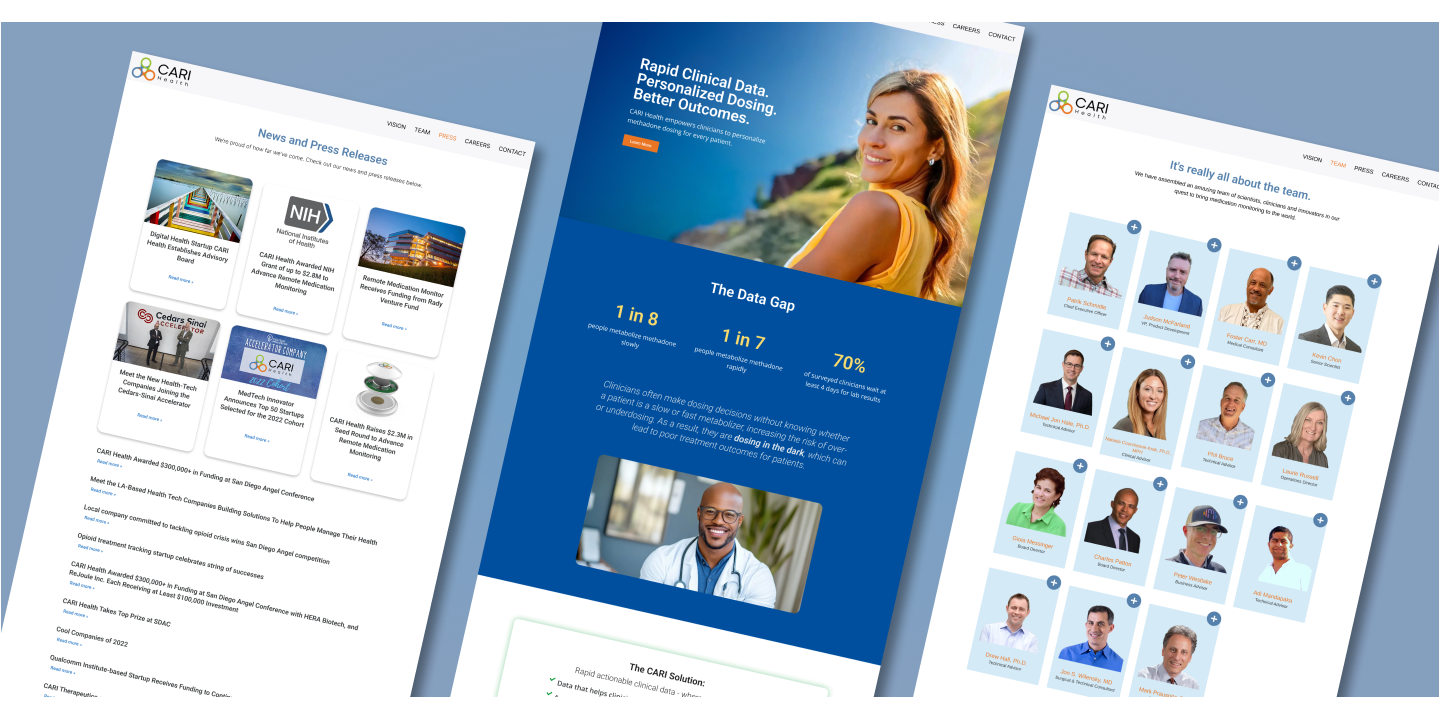 Cari Health client work 2