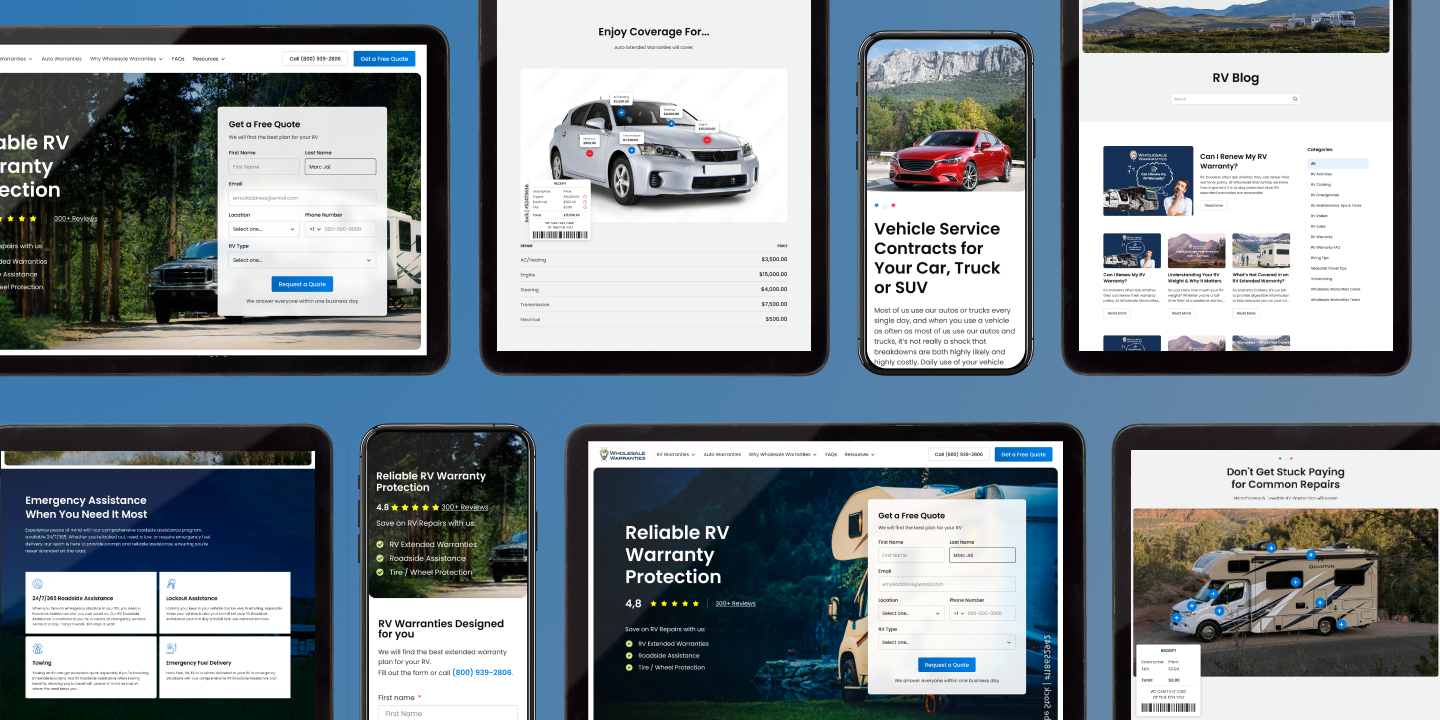 Wholesale Warranties client work 1